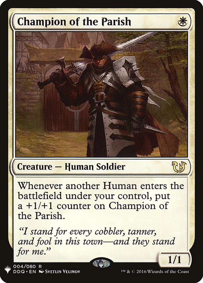 Champion of the Parish [Mystery Booster] | Gate City Games LLC