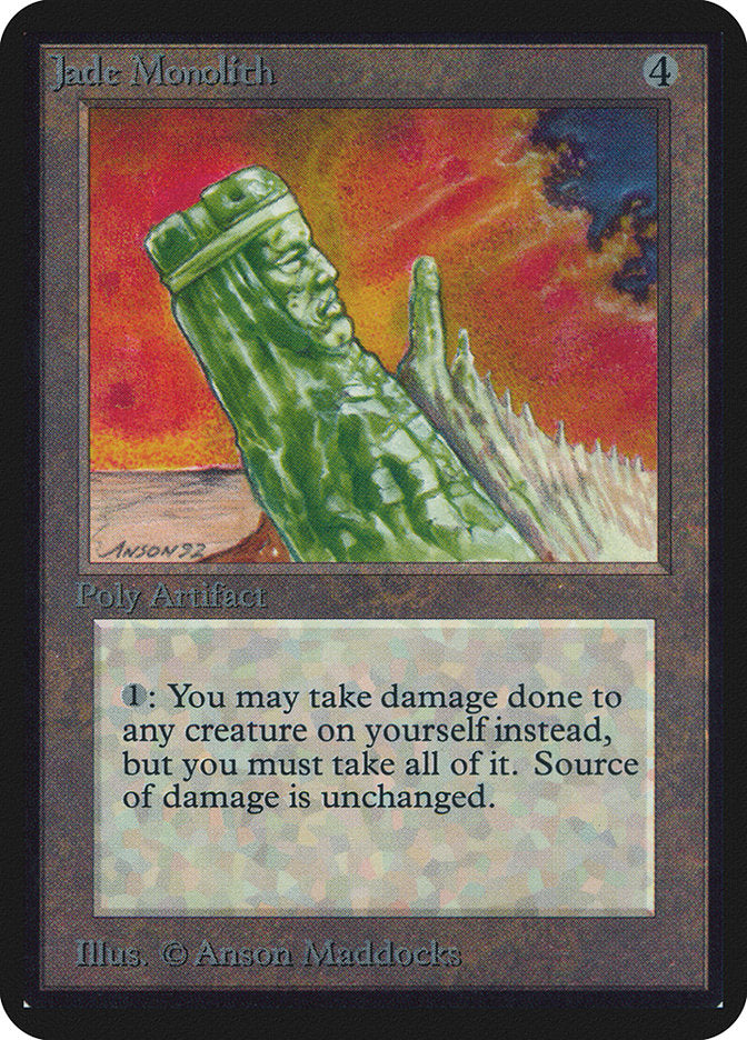 Jade Monolith [Alpha Edition] | Gate City Games LLC