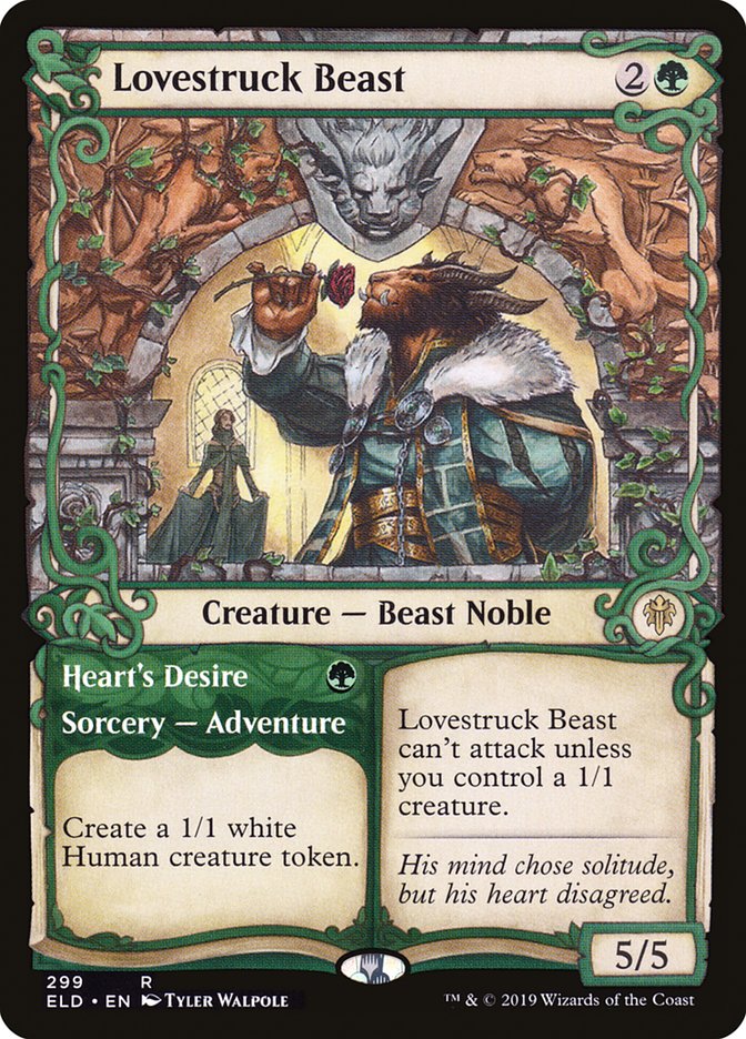 Lovestruck Beast // Heart's Desire (Showcase) [Throne of Eldraine] | Gate City Games LLC