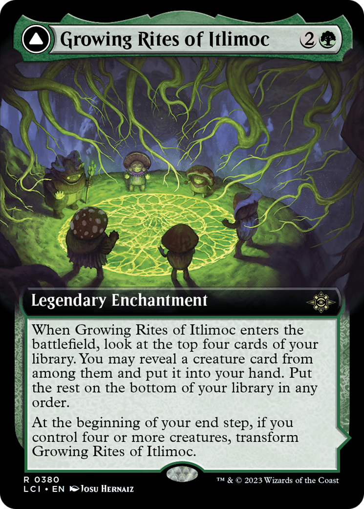 Growing Rites of Itlimoc // Itlimoc, Cradle of the Sun (Extended Art) [The Lost Caverns of Ixalan] | Gate City Games LLC