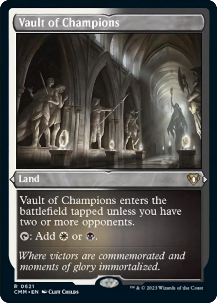Vault of Champions (Foil Etched) [Commander Masters] | Gate City Games LLC