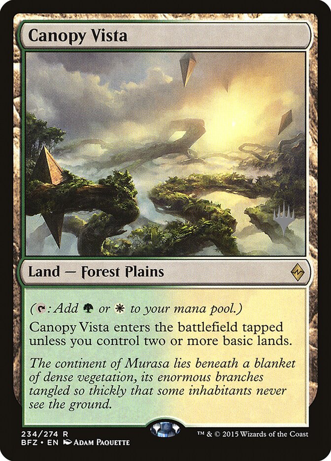 Canopy Vista [Battle for Zendikar Promos] | Gate City Games LLC