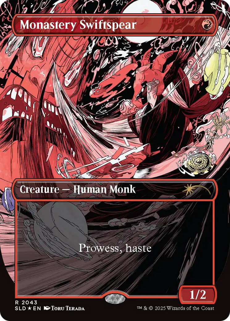 Monastery Swiftspear (2043) (Raised Foil) [Secret Lair Drop Series] | Gate City Games LLC