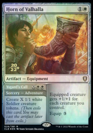 Horn of Valhalla // Ysgard's Call [Commander Legends: Battle for Baldur's Gate Prerelease Promos] | Gate City Games LLC