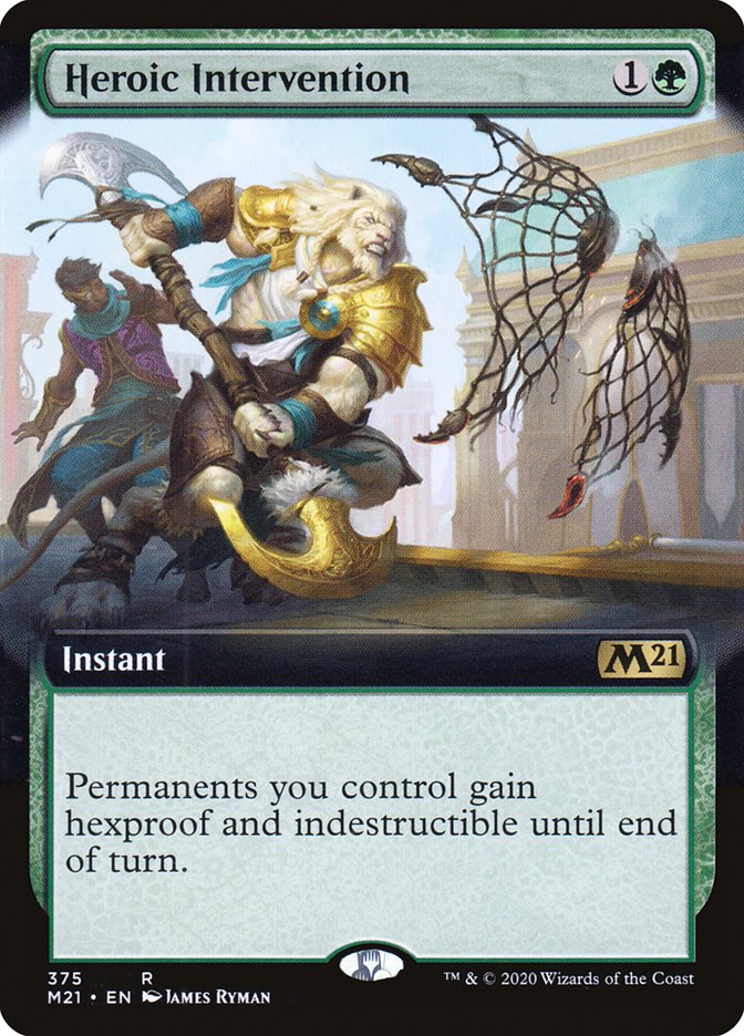 Heroic Intervention (Extended Art) [Core Set 2021] | Gate City Games LLC