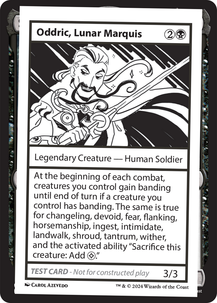 Oddric, Lunar Marquis [Mystery Booster 2 Playtest Cards] | Gate City Games LLC