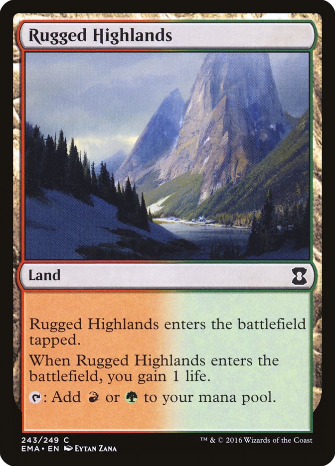 Rugged Highlands [Eternal Masters] | Gate City Games LLC