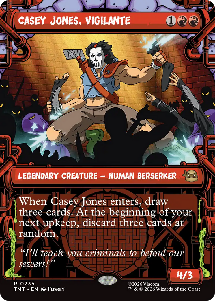 Casey Jones, Vigilante (0235) (Showcase) [Teenage Mutant Ninja Turtles] | Gate City Games LLC