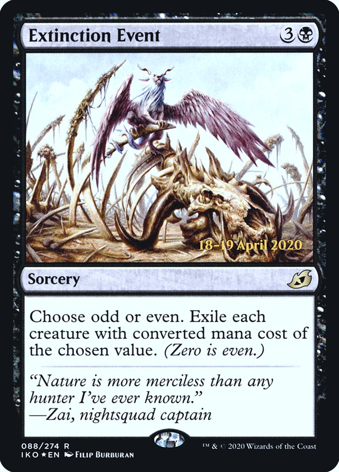 Extinction Event [Ikoria: Lair of Behemoths Prerelease Promos] | Gate City Games LLC