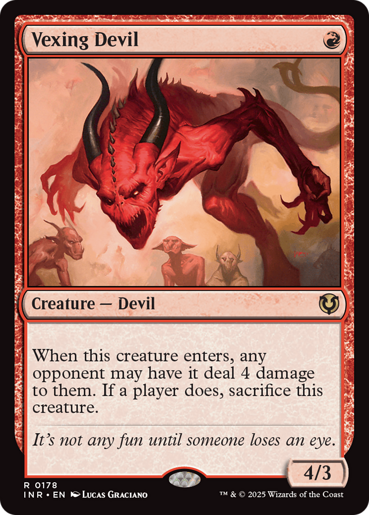 Vexing Devil [Innistrad Remastered] | Gate City Games LLC