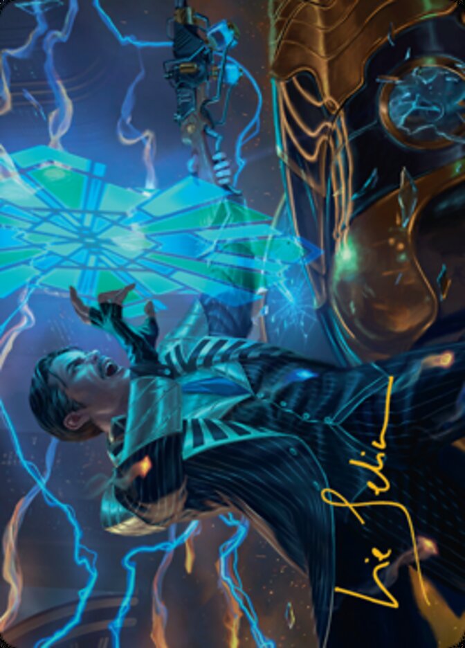 Brokers Veteran Art Card (Gold-Stamped Signature) [Streets of New Capenna Art Series] | Gate City Games LLC