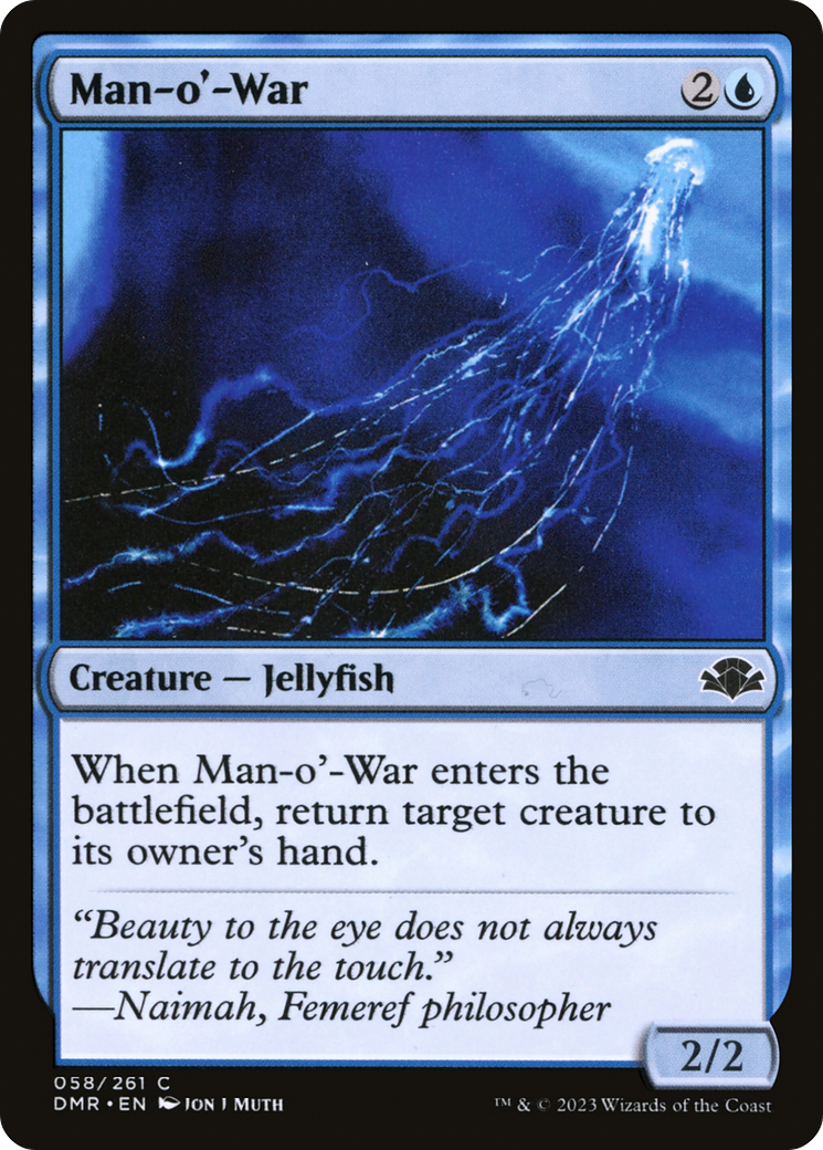 Man-o'-War [Dominaria Remastered] | Gate City Games LLC