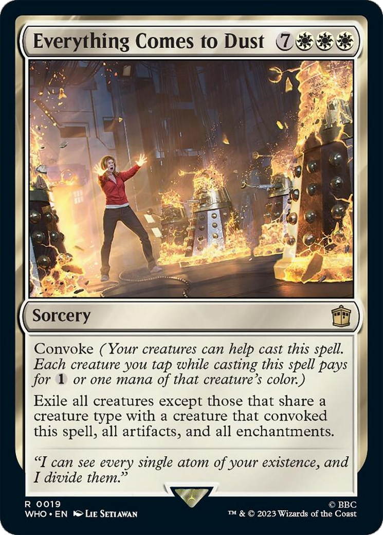 Everything Comes to Dust [Doctor Who] | Gate City Games LLC