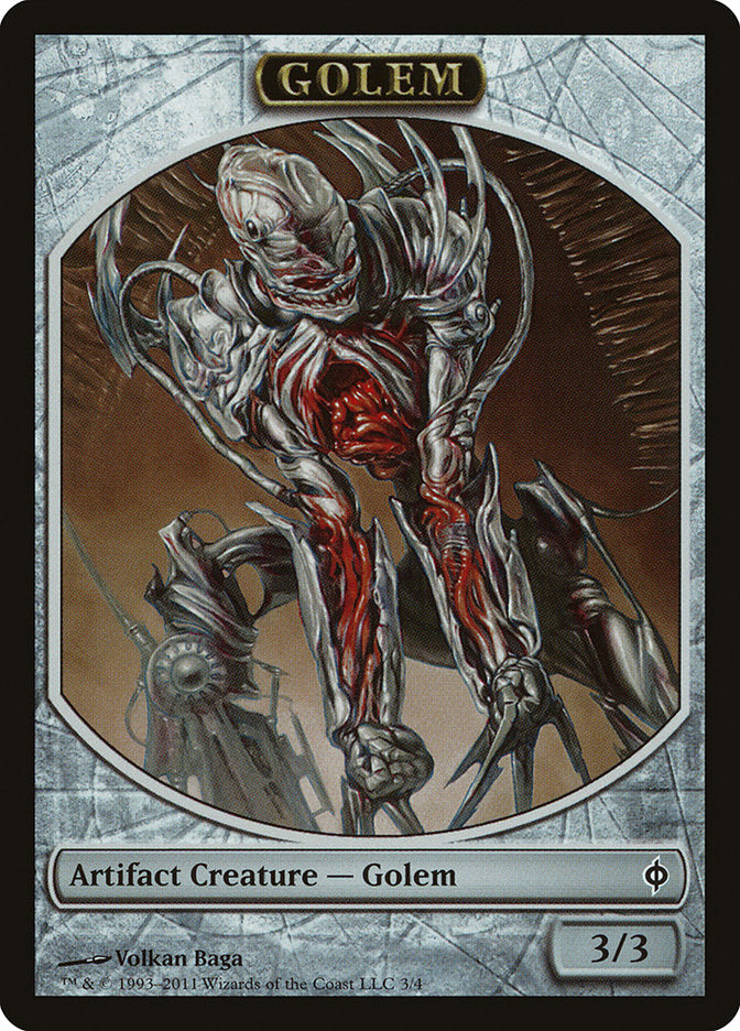 Golem Token [New Phyrexia Tokens] | Gate City Games LLC