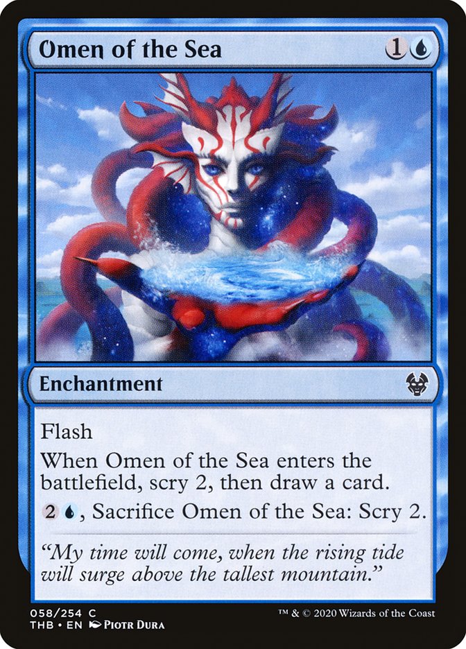 Omen of the Sea [Theros Beyond Death] | Gate City Games LLC