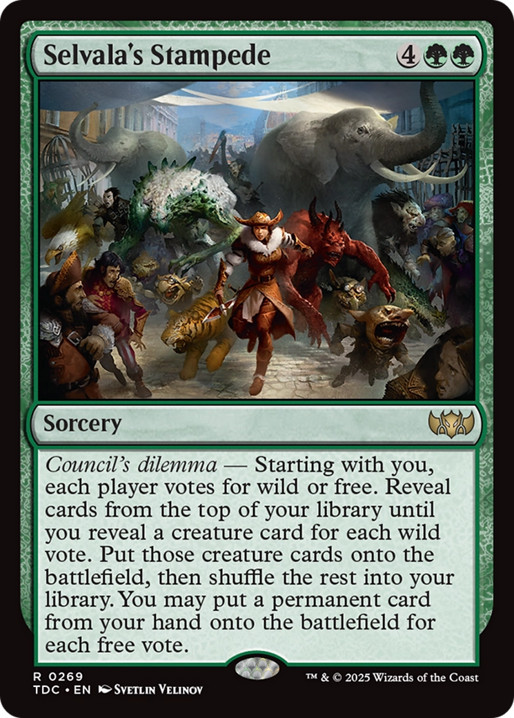 Selvala's Stampede [Tarkir: Dragonstorm Commander] | Gate City Games LLC