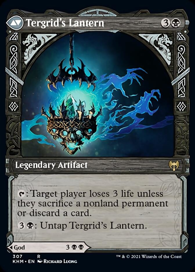Tergrid, God of Fright // Tergrid's Lantern (Showcase) [Kaldheim] | Gate City Games LLC