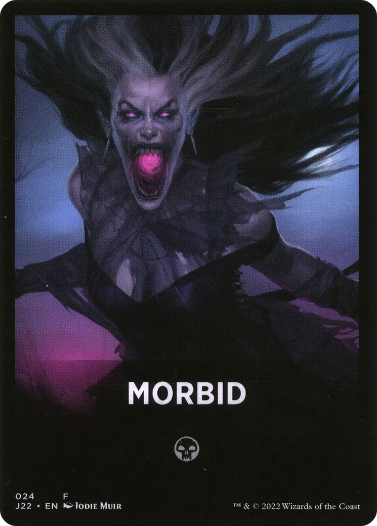 Morbid Theme Card [Jumpstart 2022 Front Cards] | Gate City Games LLC