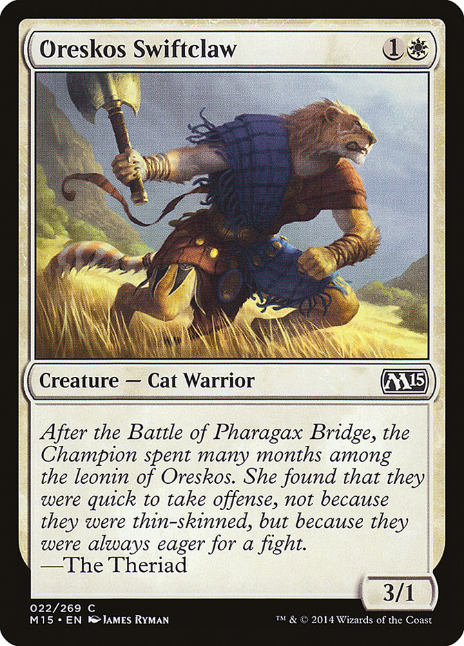 Oreskos Swiftclaw [Magic 2015] | Gate City Games LLC