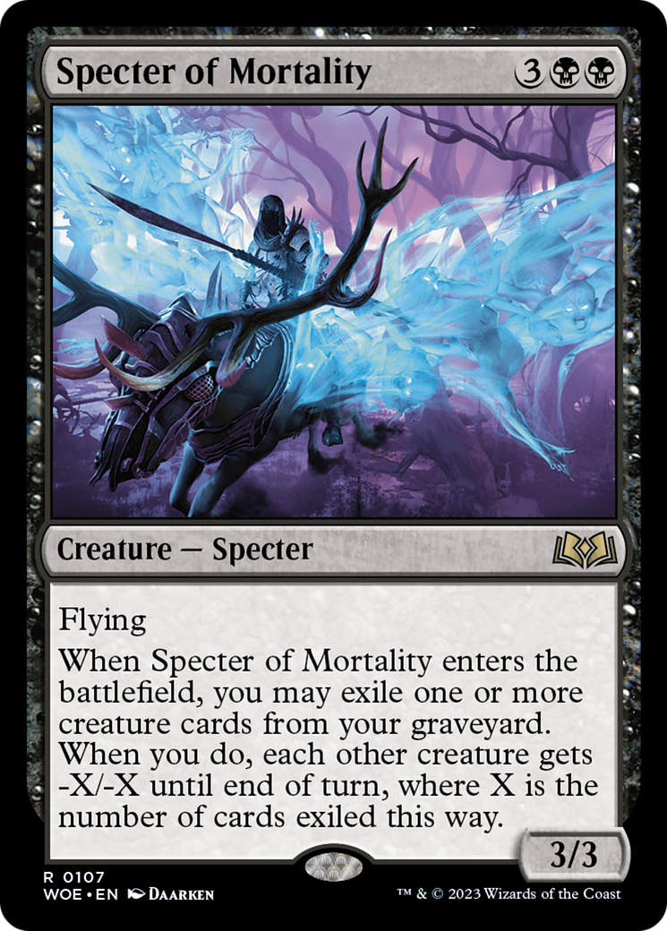 Specter of Mortality [Wilds of Eldraine] | Gate City Games LLC