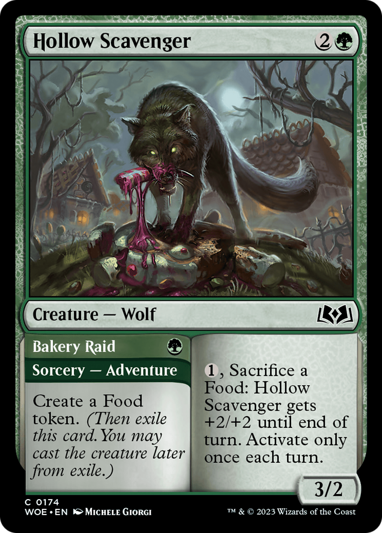 Hollow Scavenger // Bakery Raid [Wilds of Eldraine] | Gate City Games LLC