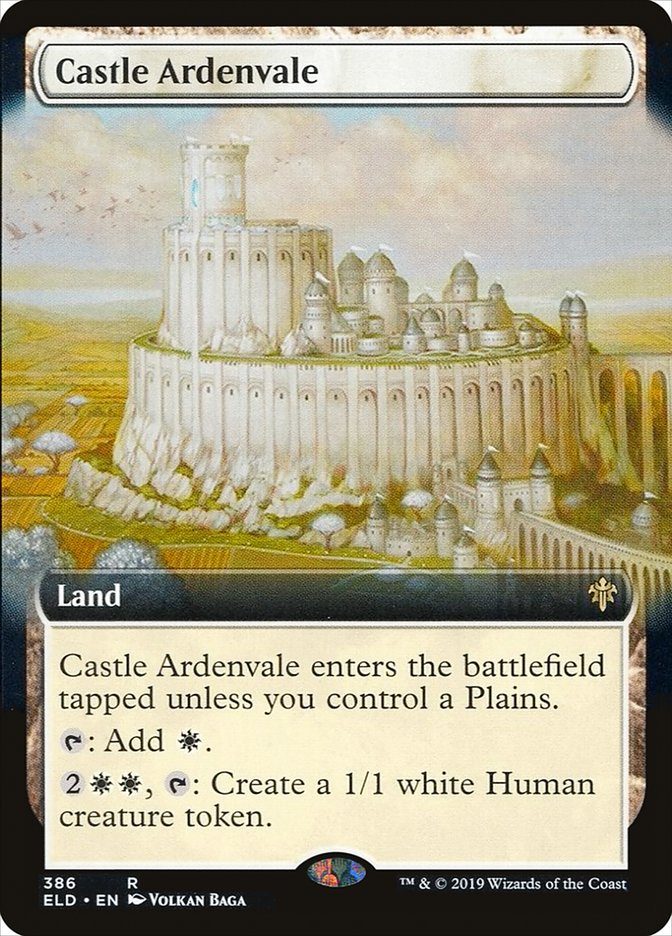 Castle Ardenvale (Extended Art) [Throne of Eldraine] | Gate City Games LLC