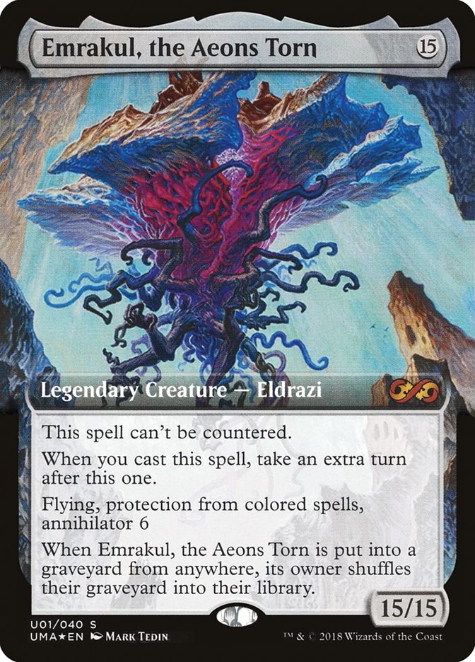 Emrakul, the Aeons Torn (Topper) [Ultimate Masters Box Topper] | Gate City Games LLC