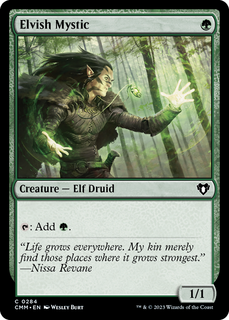 Elvish Mystic [Commander Masters] | Gate City Games LLC