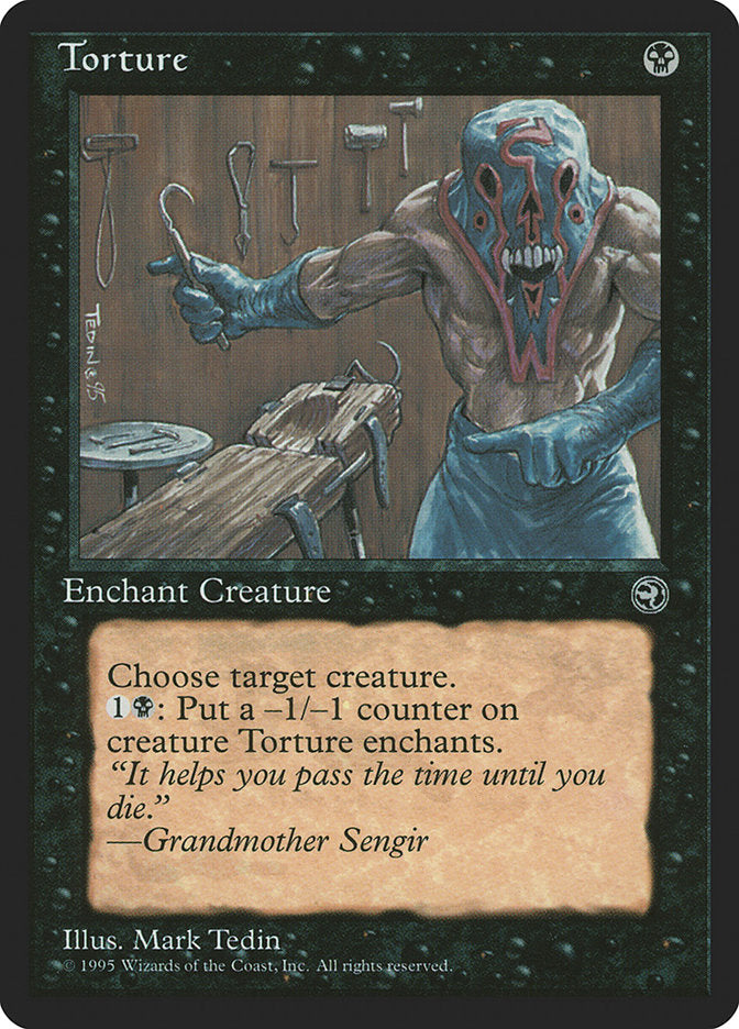 Torture (Grandmother Sengir Flavor Text) [Homelands] | Gate City Games LLC
