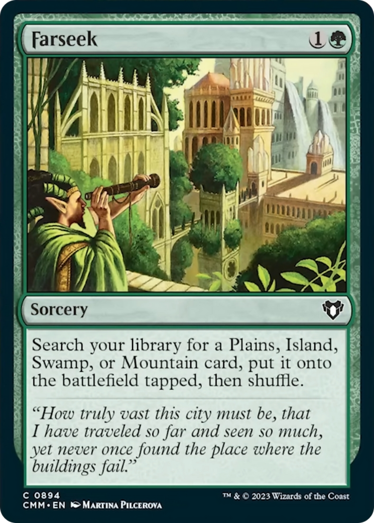 Farseek [Commander Masters] | Gate City Games LLC