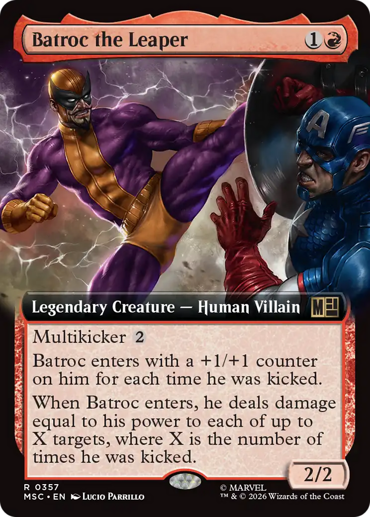 Batroc the Leaper (Extended Art) [Marvel Super Heroes Commander] | Gate City Games LLC