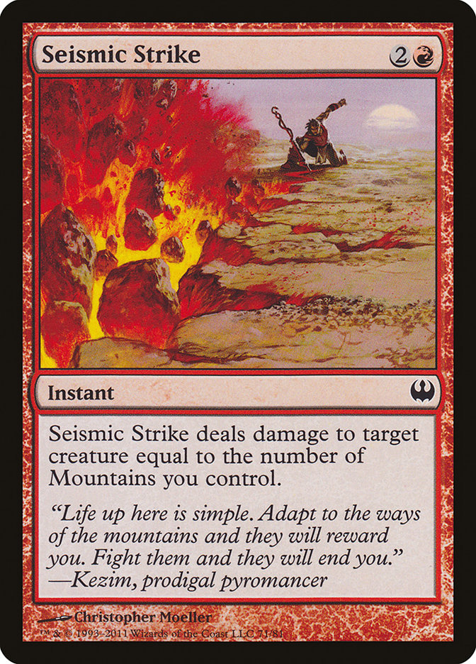 Seismic Strike [Duel Decks: Knights vs. Dragons] | Gate City Games LLC