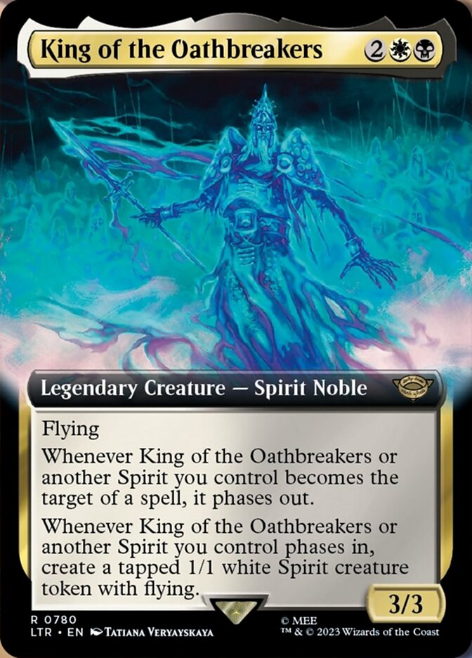 King of the Oathbreakers (Extended Art) (Surge Foil) [The Lord of the Rings: Tales of Middle-Earth] | Gate City Games LLC