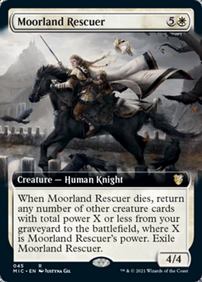 Moorland Rescuer (Extended Art) [Innistrad: Midnight Hunt Commander] | Gate City Games LLC
