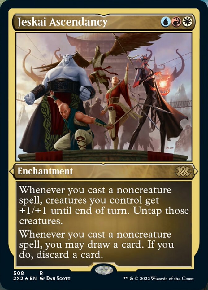 Jeskai Ascendancy (Foil Etched) [Double Masters 2022] | Gate City Games LLC