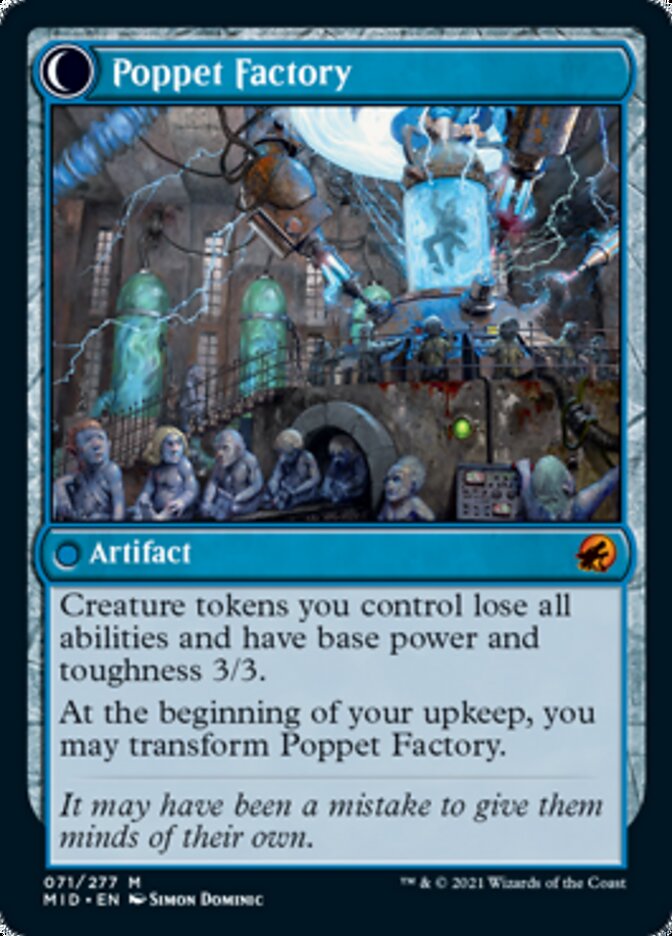 Poppet Stitcher // Poppet Factory [Innistrad: Midnight Hunt] | Gate City Games LLC