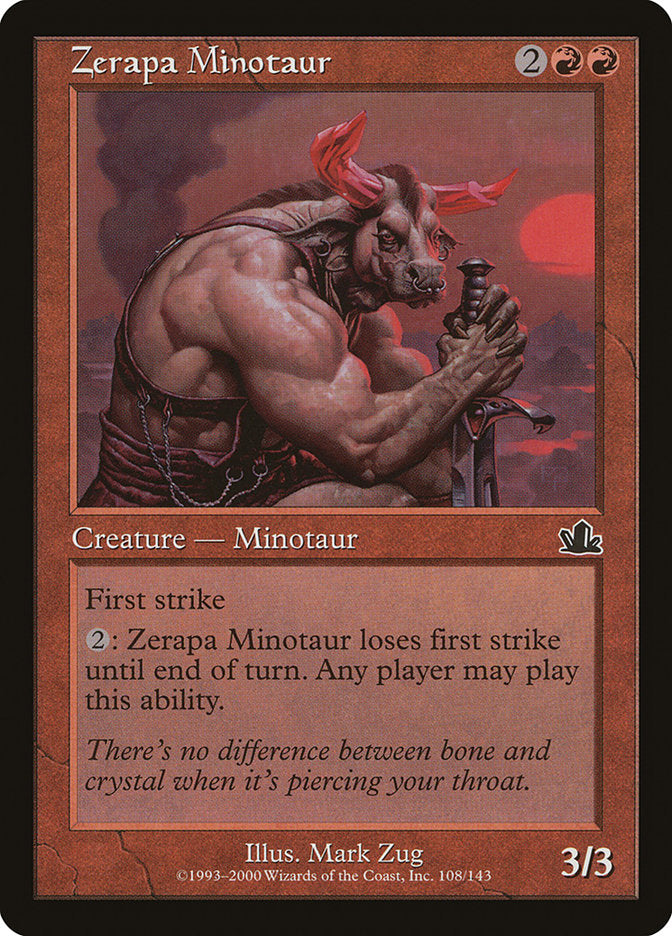 Zerapa Minotaur [Prophecy] | Gate City Games LLC