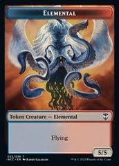 Elemental (032) // Rogue Double-Sided Token [Streets of New Capenna Commander Tokens] | Gate City Games LLC