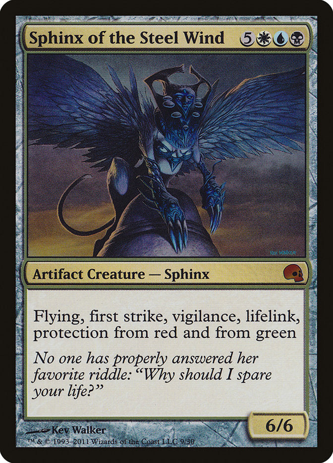 Sphinx of the Steel Wind [Premium Deck Series: Graveborn] | Gate City Games LLC