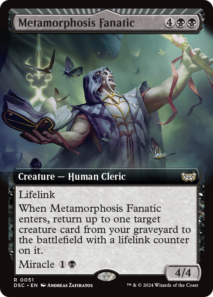 Metamorphosis Fanatic (Extended Art) [Duskmourn: House of Horror Commander] | Gate City Games LLC