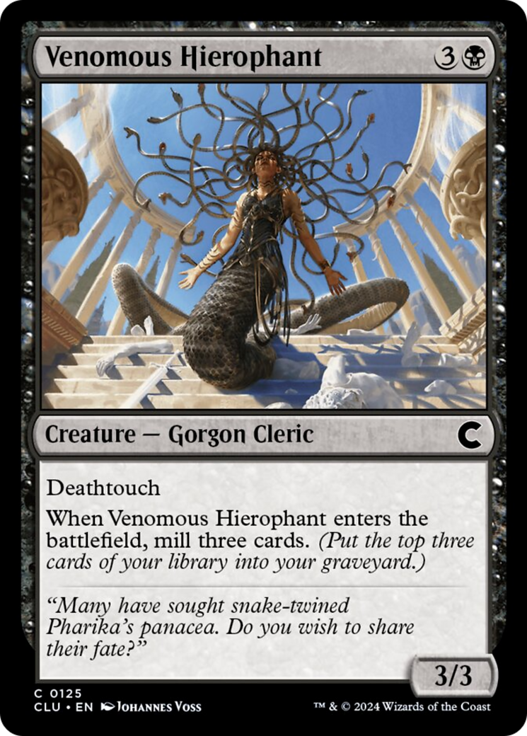 Venomous Hierophant [Ravnica: Clue Edition] | Gate City Games LLC