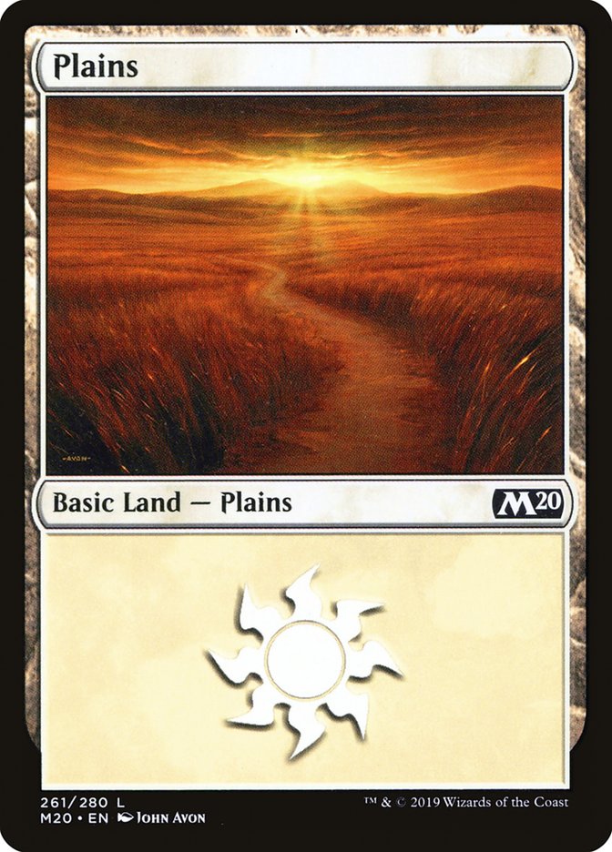 Plains (261) [Core Set 2020] | Gate City Games LLC