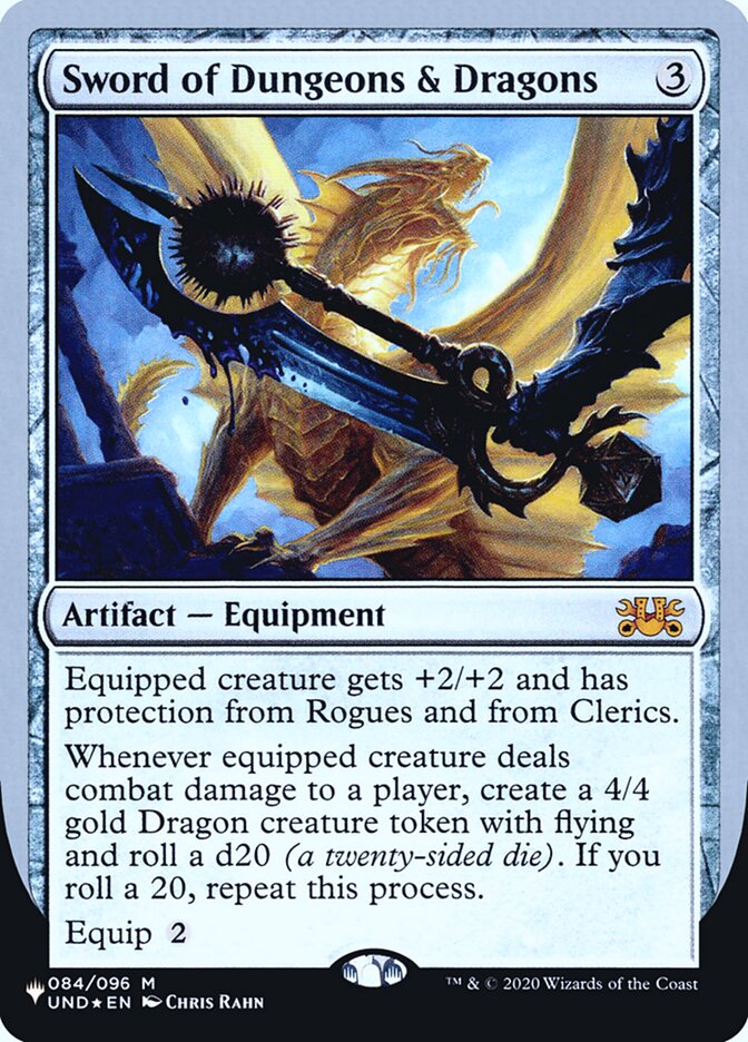 Sword of Dungeons & Dragons (Unfinity Foil Edition) [The List] | Gate City Games LLC