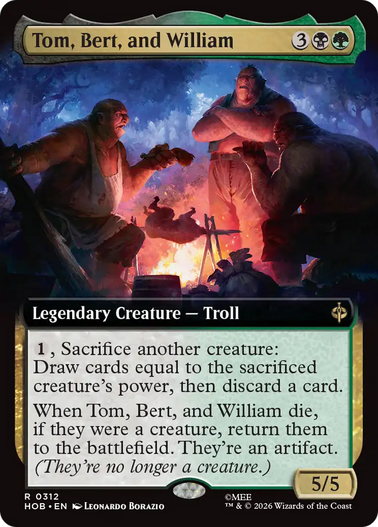 Tom, Bert, and William (Extended Art) [The Hobbit] | Gate City Games LLC