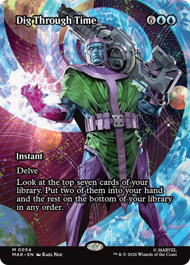 Dig Through Time (Borderless) [Marvel Universe: Eternal-Legal] | Gate City Games LLC