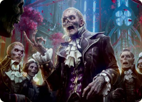 Undead Butler Art Card [Innistrad: Crimson Vow Art Series] | Gate City Games LLC