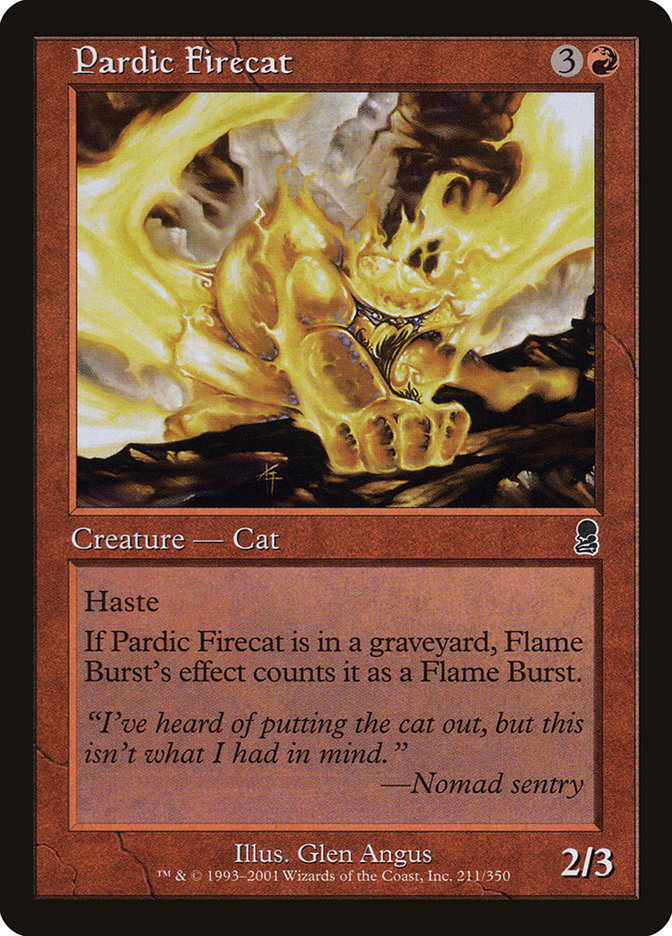 Pardic Firecat [Odyssey] | Gate City Games LLC