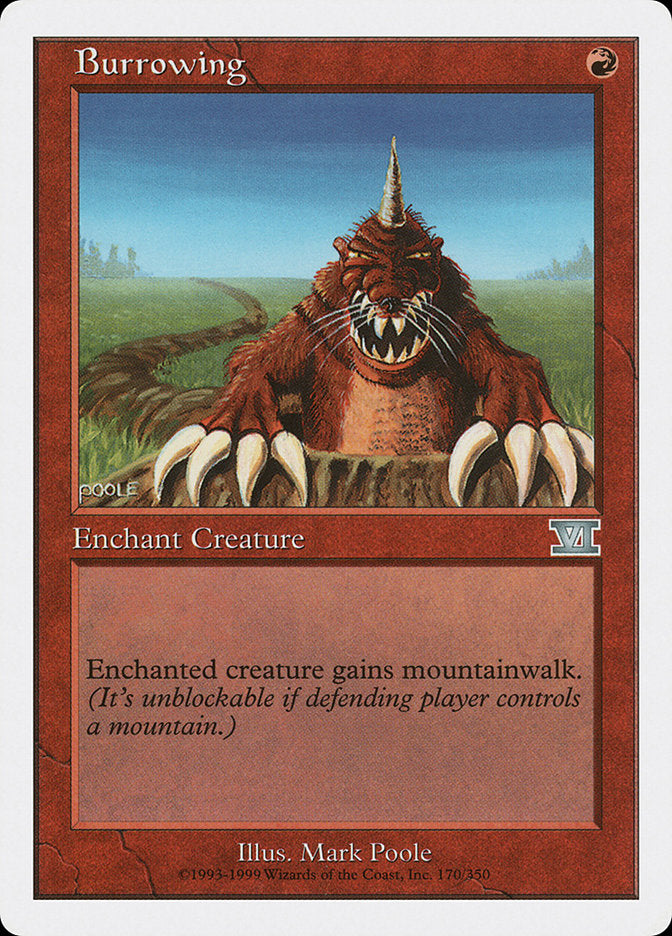 Burrowing [Classic Sixth Edition] | Gate City Games LLC