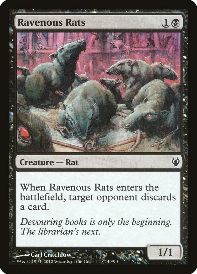 Ravenous Rats [Duel Decks: Izzet vs. Golgari] | Gate City Games LLC
