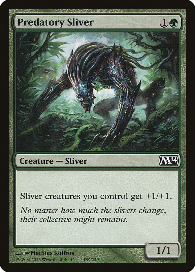 Predatory Sliver [Magic 2014] | Gate City Games LLC